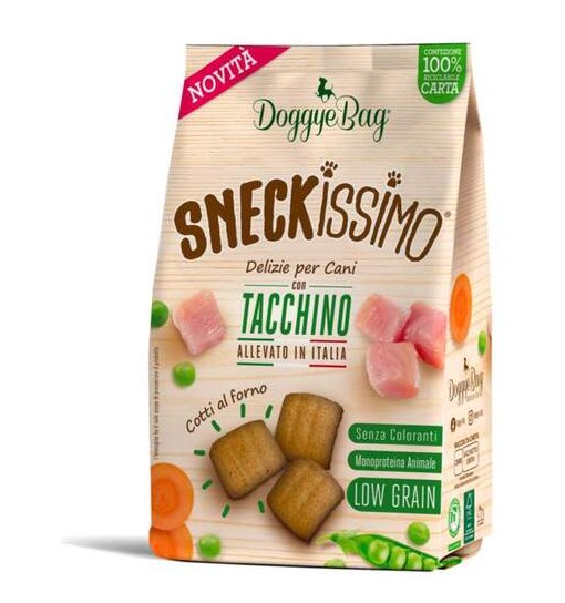 Biscotti Per cani Sneckissimo Tacchino 150 gr