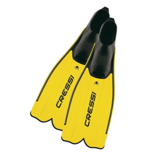 Pinne rondinella cressi colore giallo 45/46