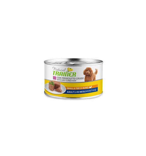 Natural trainer umido con prosciutto crudo small e toy Adult 150 gr