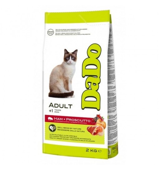 Dado gatto adult prosciutto 400gr secco