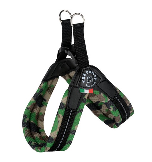 Pettorina rete con Tre Ponti Verde Camouflage Mis 1