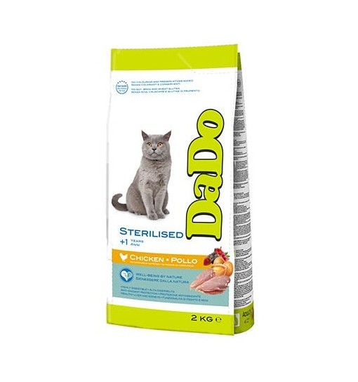 Dado gatto sterilised pollo 400 gr secco