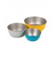 Ciotola inox deco pitturata a mano colore assortiti 15 cm 930 ml