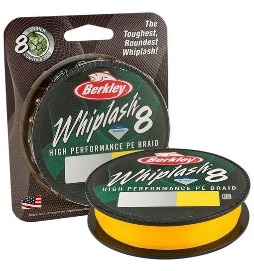 Trecciato Whiplash 8 capi yellow 0,16 mm 150 mt