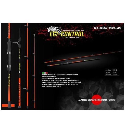Canna egi control 2,40 mt Expert predator