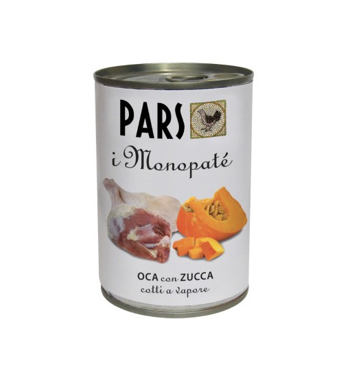 Pars scatoletta Mono patè oca con zucca 395 gr