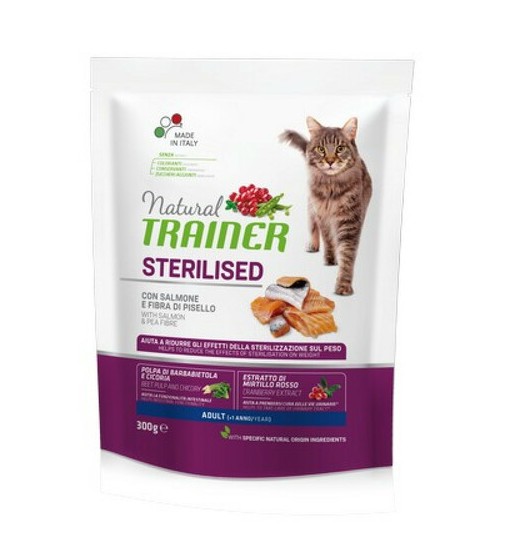 Natural Trainer gatto Adult Sterilised Carni Bianche 1,5 kg