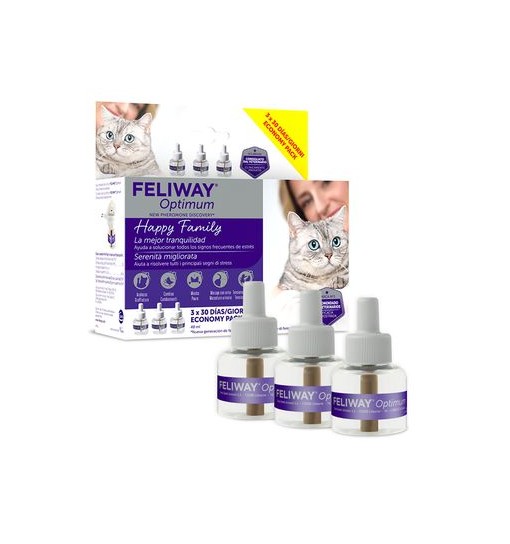 Feliway Optimum ricarica 3 x 48 ml