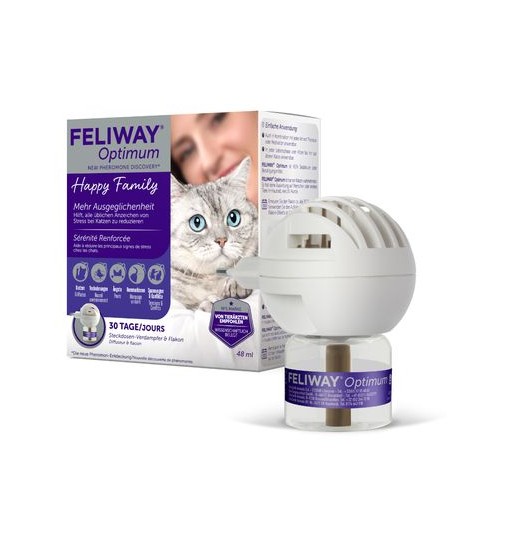 Feliway Optimum Kit Diffusore e ricarica 48 ml