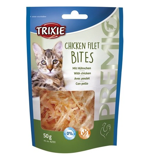 Trixie Pollo Filet Bites – Premio per Gatti 50g