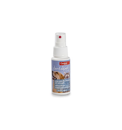 Dentalpet spray specifico per l'igene orale per cani e gatti candioli 50 ml