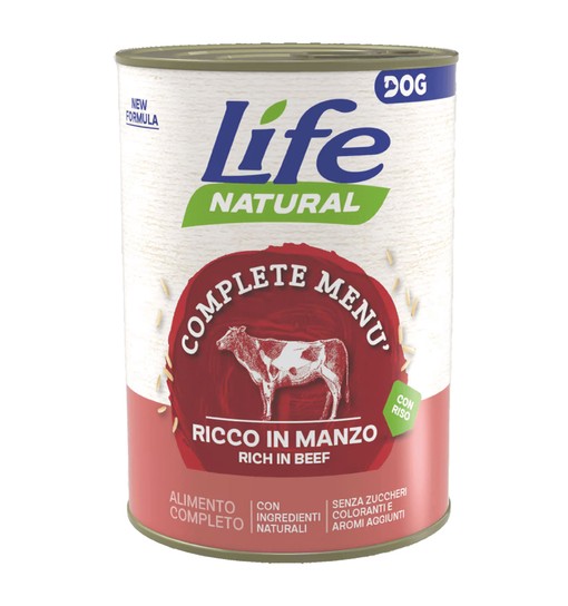 Life cane manzo monoproteico grain free 400 gr