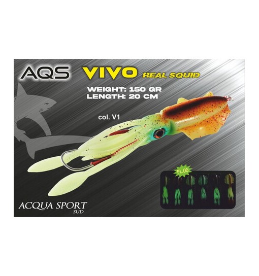  Vivo Squid 190 gr 20 cm amo BKK cm 20 AQS colore V5