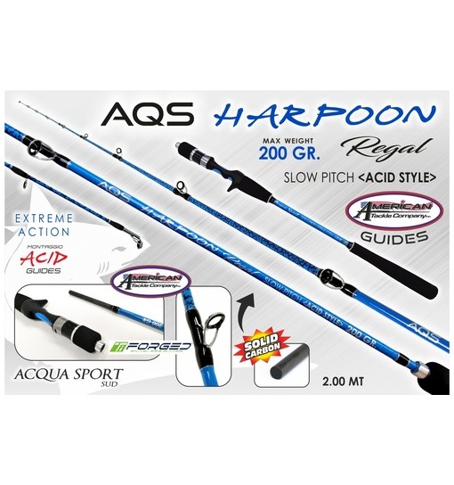 Canna Harpoon regal acid 2,00 mt gr 200 slow pitch AQS