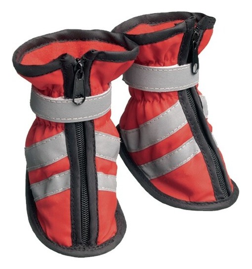 Scarpette per cani con bande riflettenti size 2 pz 4