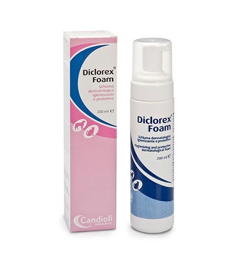 Diclorex Foam schiuma dermatologica candioli 200 ml