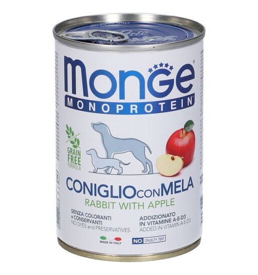 Monge Dog Solo Coniglio 400 gr moniproteico