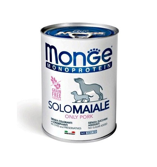 Monge Dog Solo Maiale 400 gr Monoproteico