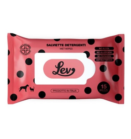 Salviette Lev con Clorexidina 80 pz