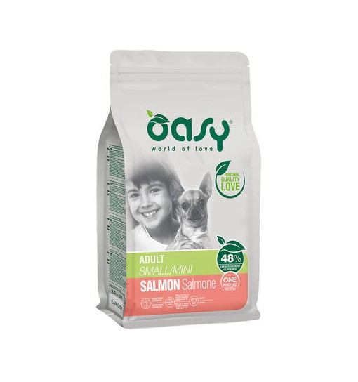 Oasy Cane Puppy junior salmone small mini Monoproteico 2,5 kg