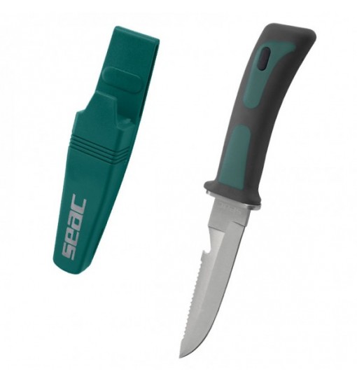 Coltello Pugnale per subacquea Seac Bat verde 23 cm