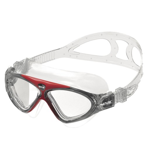 Occhialini vision HD adulto Seac rosso