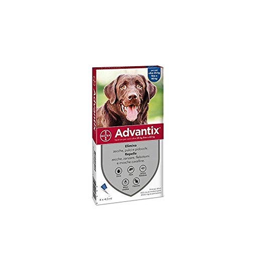 ADVANTIX PER CANIoltre 25 Kg Fino a 40 kg
