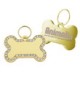 PENDENTE GIOIELLO OSSO DIAMANTE Argento 4x2,6cm