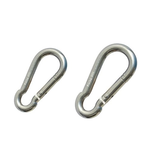 MOSCHETTONE IN ACCIAIO INOX AISI 316 mis 100 mm