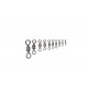 Girelle High speed swivels power rolling mis 10 85 libre colmic 10 pz