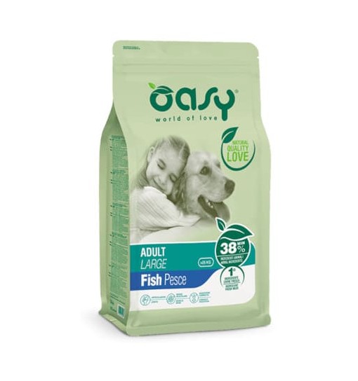 Oasy dog adult large pesce