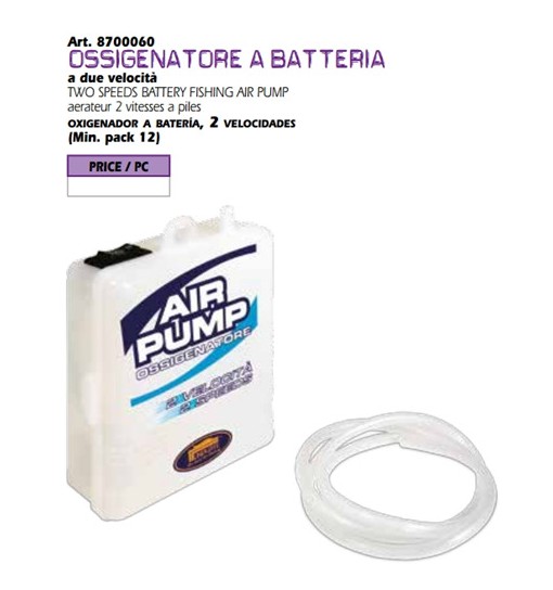 Ossigenatore a batteria doppia velocita lineaeffe
