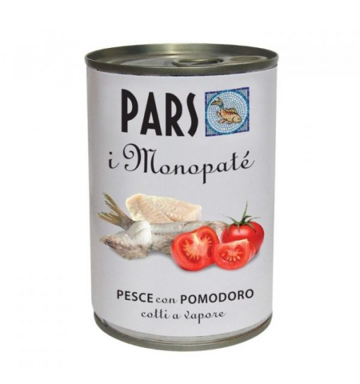 Pars scatoletta Patè pesce con pomodori 405 gr