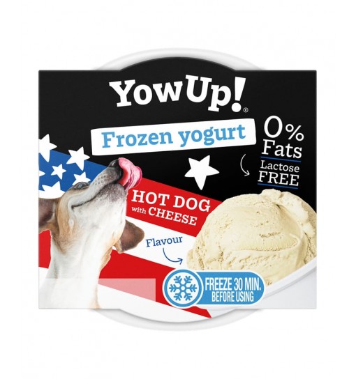 YowUp frozen yogurt per cani e gatti Hot Dog e Formaggio da 110 gr