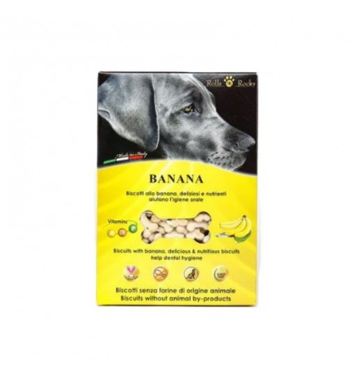Biscotti per cani alla banana 300 g Rolls Rocky