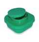 Porta Bigattino quadrato con coperchio 1 lt