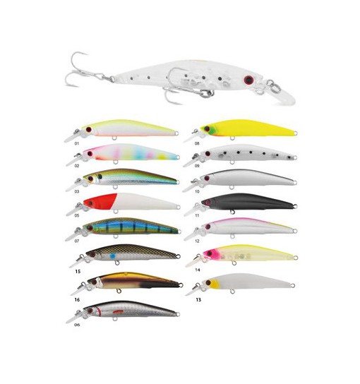 Sea Bass Killer 85 mm 8,5 gr colore 11 Floating Seika