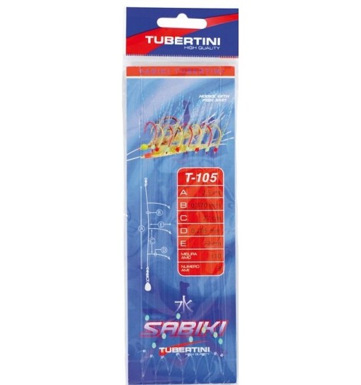 Sabiki Tubertini serie T 105 misura 8