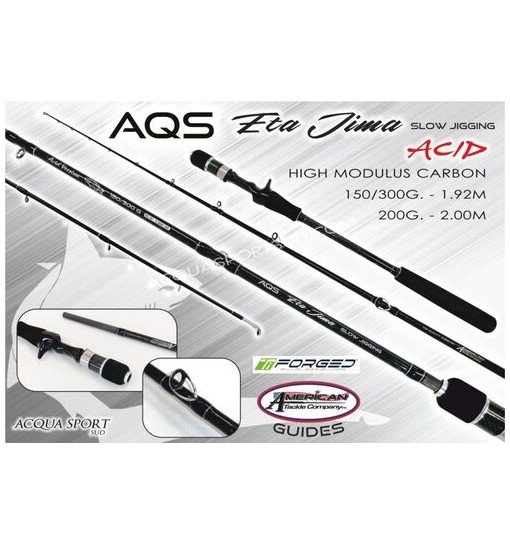 Canna Eta Jima regular 2,00 mt gr 200 slow jigging AQS