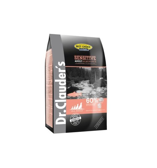 Dr.Clauder's Sensitive Adult Salmone e riso all breed 4 kg