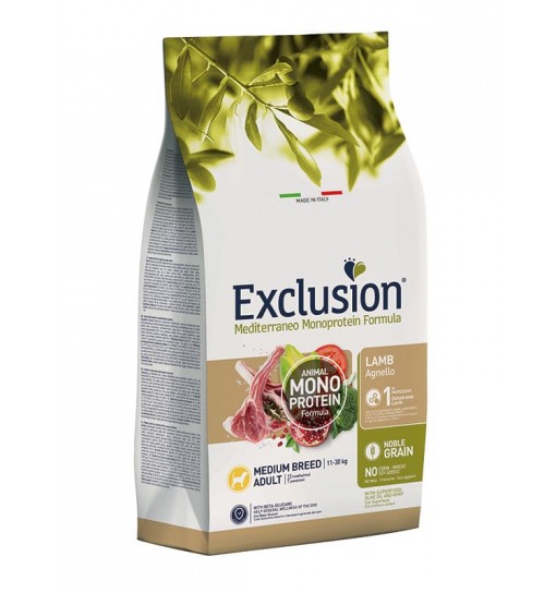 Exclusion Agnello medium mediterraneo 3 kg