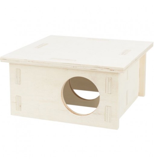 Casetta multicamera 2 stanze in legno Mehrkammerhaus 25x12x25 cm trixie