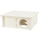 Casetta multicamera 4 stanze in legno Mehrkammerhaus 25x10x25 cm trixie