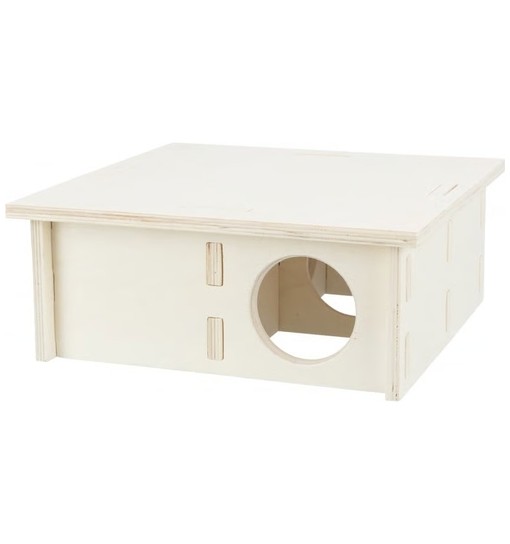 Casetta multicamera 4 stanze in legno Mehrkammerhaus 25x10x25 cm trixie