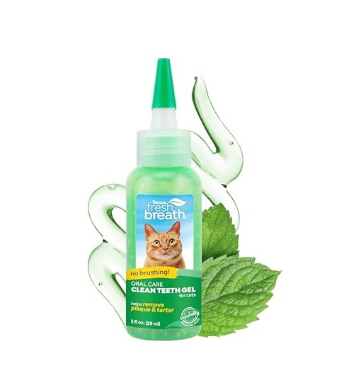 Fresh Breath Oral care clean Teeth Gel 59 ml per gatti