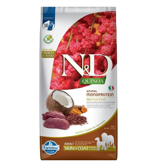 N&D Quinoa dog adult med/max cervo 7kg