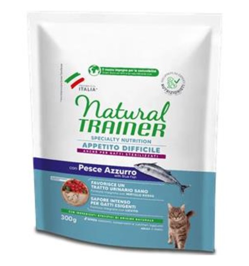 Natural Trainer gatto 300gr pesce azzurro adult - anche per gatti sterilizzati