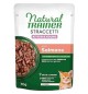 Natural trainer gatto straccetti salmone 70gr kitten&young