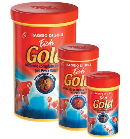 Mangime pesci rossi gold fish raggio di sole 100 ml