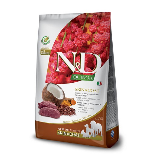 N&D quinoa dog ad. med/maxi cervo 2,5kg
